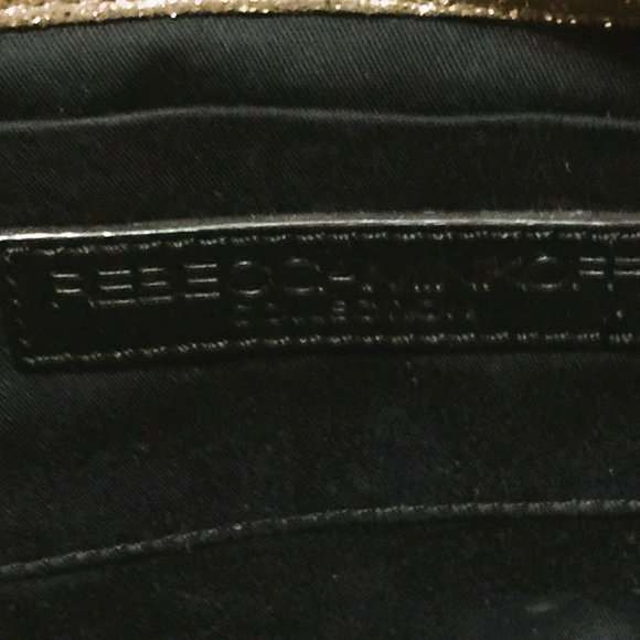 REBECCA MINKOFF GOLD LAME SHOULDERBAG=NEW WITH TAGS - Picture 8 of 8